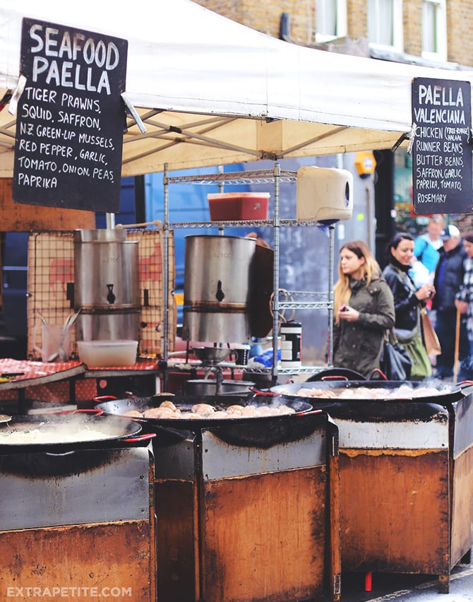 portobello market paella