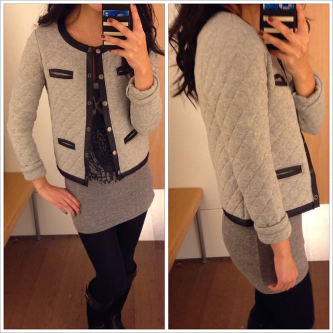 gap quilted jacket