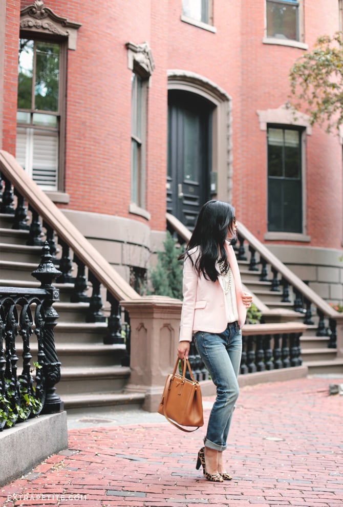 pink blazer boyfriend jeans4