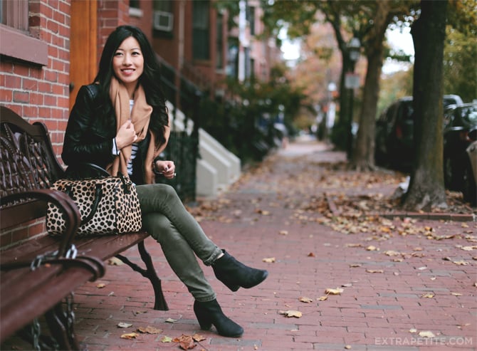 Leopard stripes scarf2