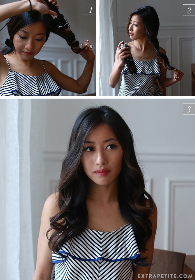 DIY hair tutorial loose curls