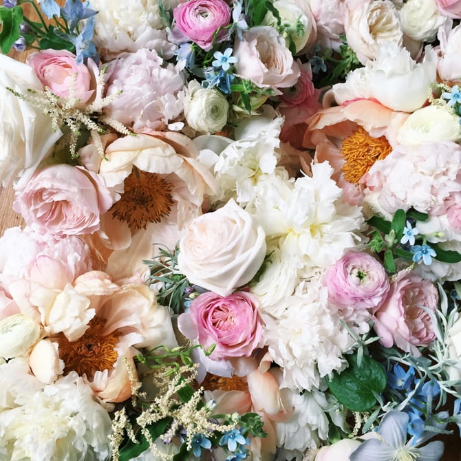 boston pollen wedding florals