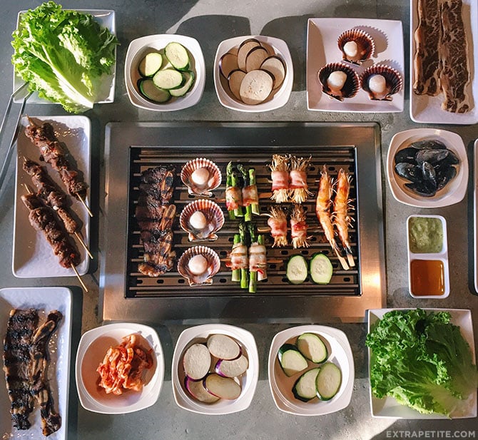 carbon grill all you can eat korean barbeque san francisco