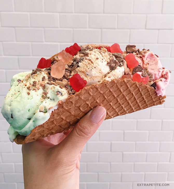 san francisco ice cream taco sundae