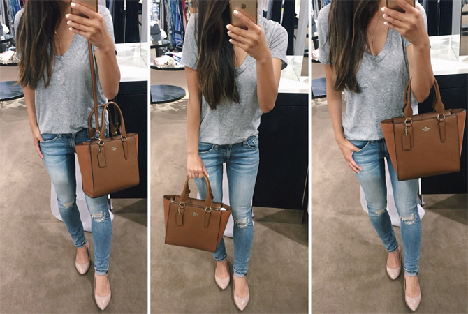 coach crosby 24 carryall crossbody bag saddle brown