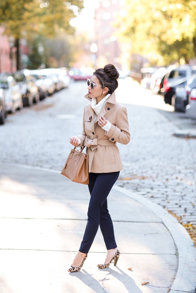 Banana Republic petites classic work fall outfit
