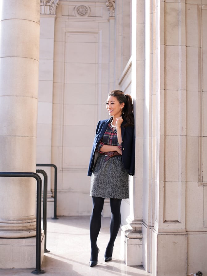 jcrew factory petites holiday party outfit
