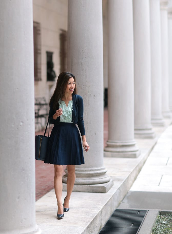 spring outfit ideas boston public library courtyard