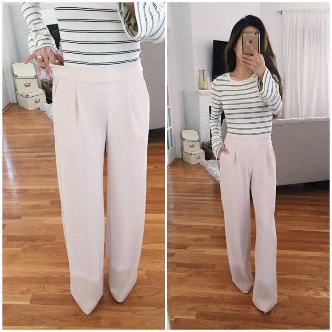 express soft wide leg trouser pants short