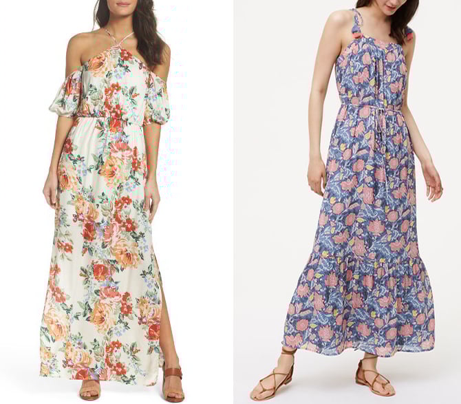 floral maxi dresses wedding guest petite outfit