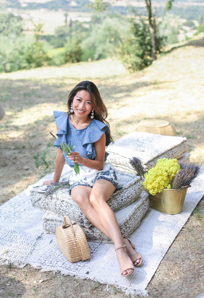 south of france countryside outfit provence