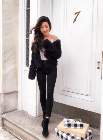 jbrand jeans faux fur jacket petite women fashion