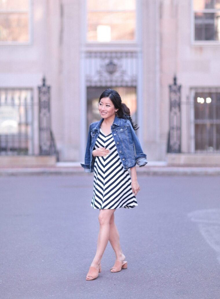 loft petite dress maternity style second trimester