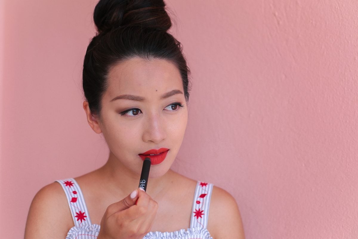 nars lip pencil red square asian makeup