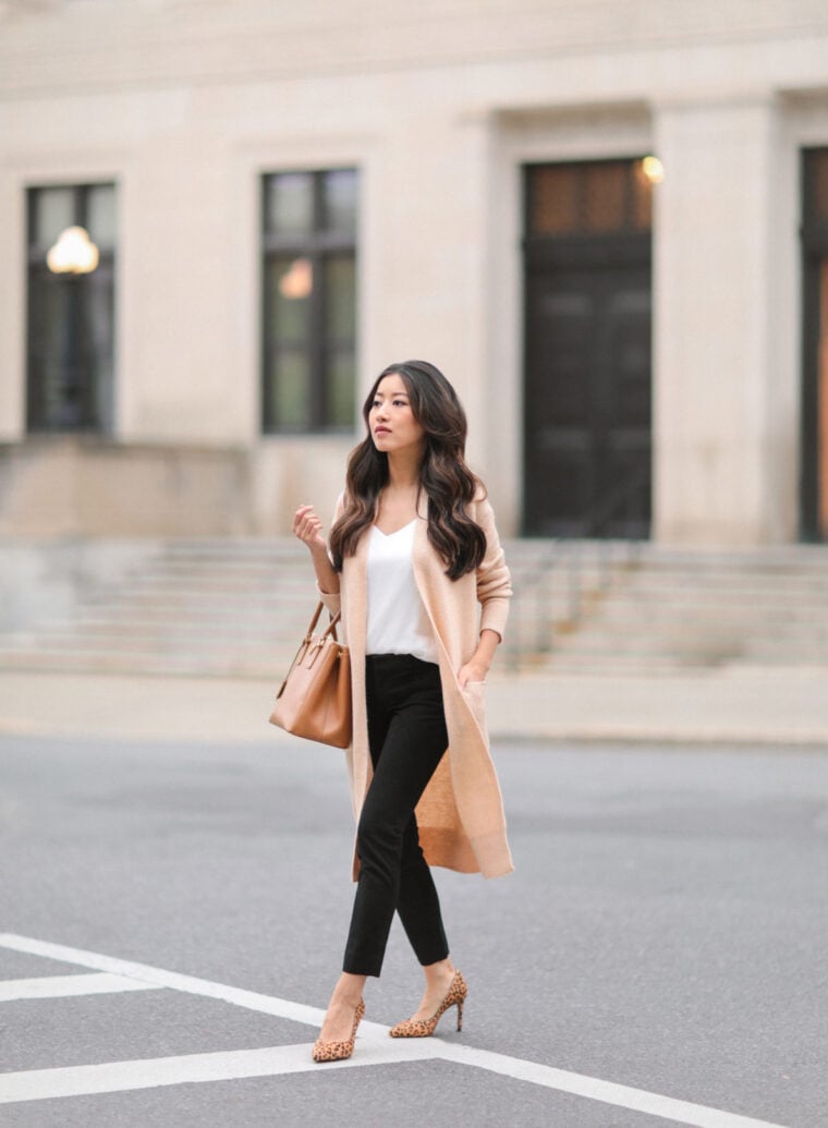 banana republic petite work outfit