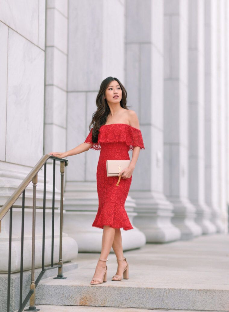 petite fashion blog dressy holiday party outfit