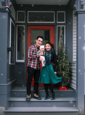 white christmas family pictures boston brookline