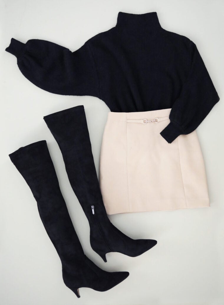 slim narrow calf over the knee boots