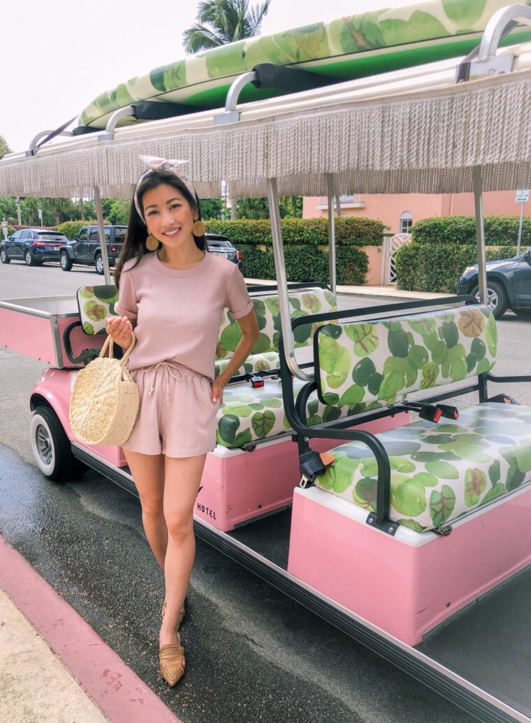 coord shorts coordinates petite palm beach florida vacation outfits