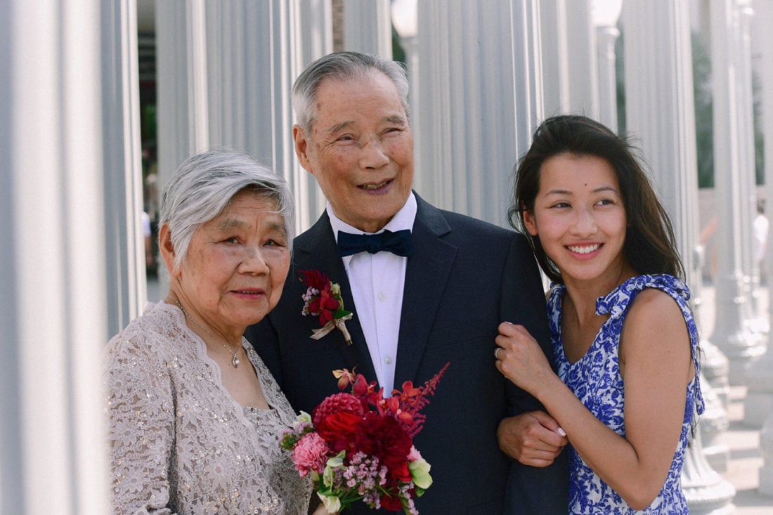 granddaughter grandparents photoshoot