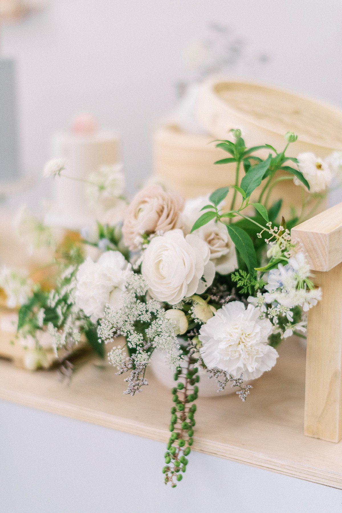 baby girl birthday party shower flower arrangements DIY