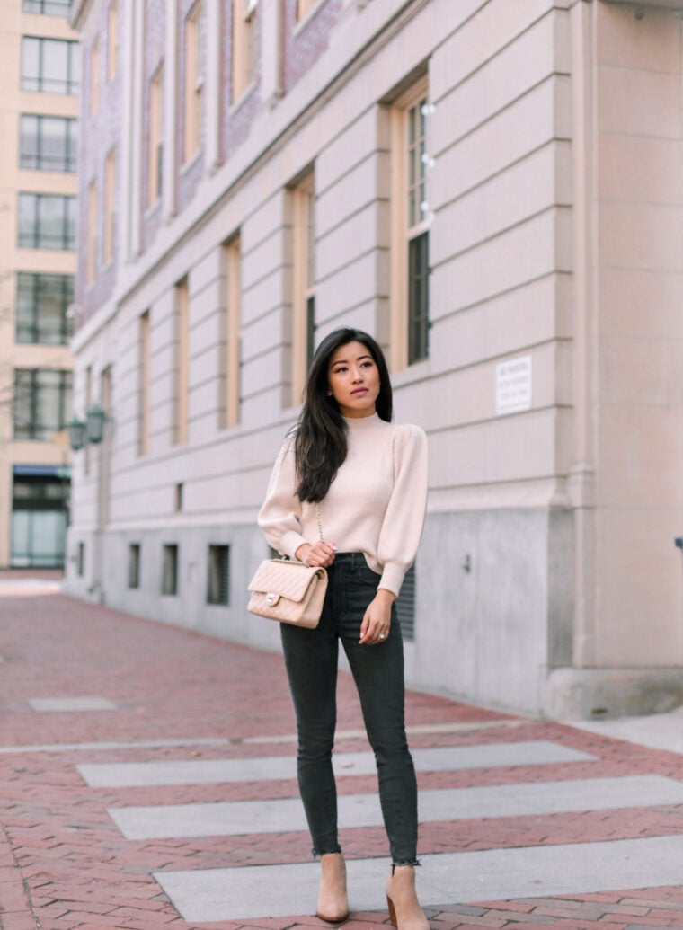chanel medium flap boston petite fashion blog