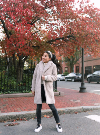 JCrew petite teddy coat review