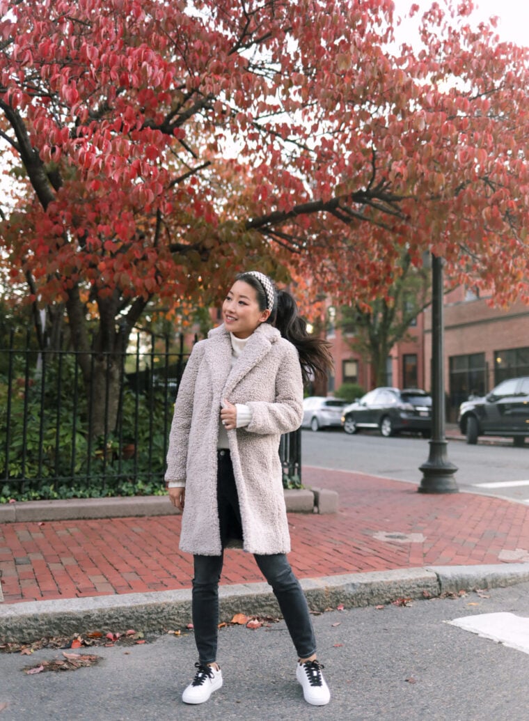 JCrew petite teddy coat review