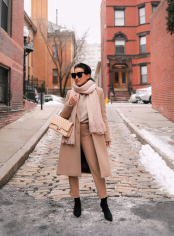 petite camel ankle pants jcrew cameron stuart weitzman sock boots
