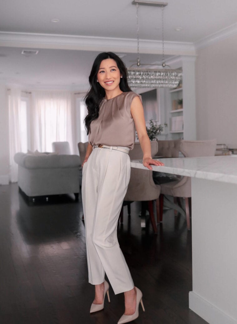 petite spring business work outfit ideas