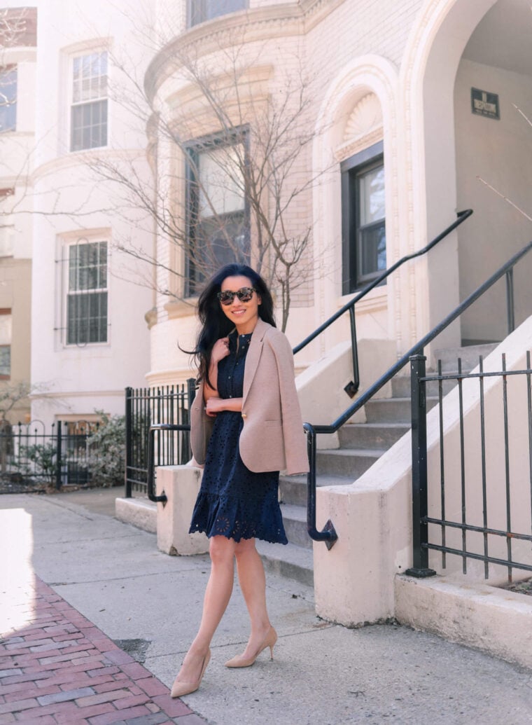 j.crew petite sweater blazer