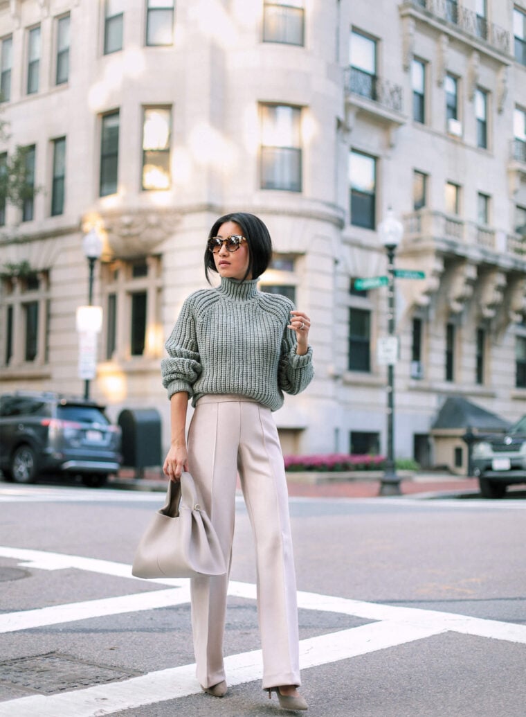 faux suede trouser pants