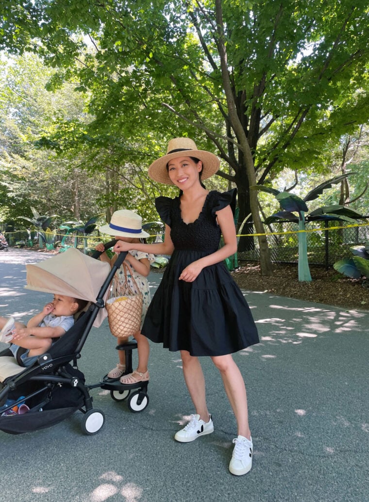veja esplar sneakers review casual mom weekend outfit