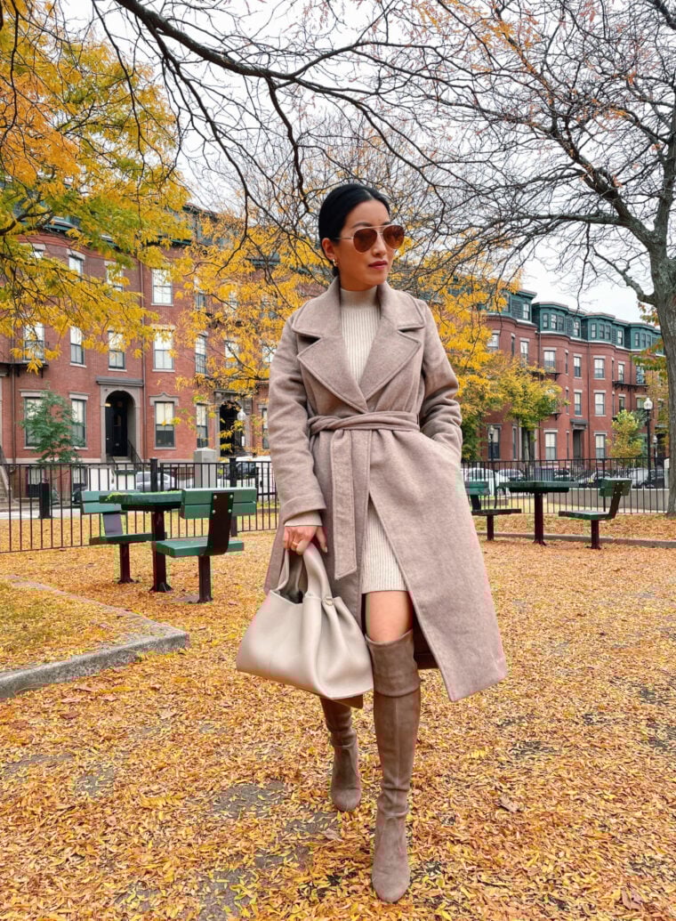 petite wool oversized belted wrap coat abercrombie petite