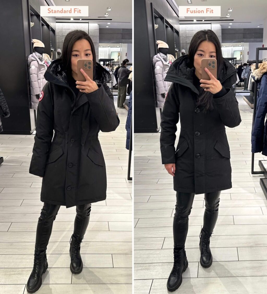 Review Canada Goose Parka Fusion Fit (Petites) vs Kids Sizing