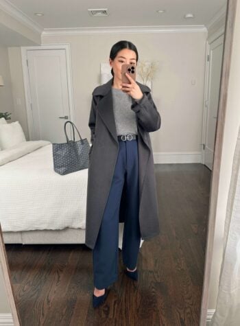 how to make loose pants waist fit smaller no sew DIY hack