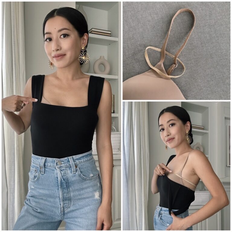 Bra Strap Hacks for Square Neck + Racer Back Tops