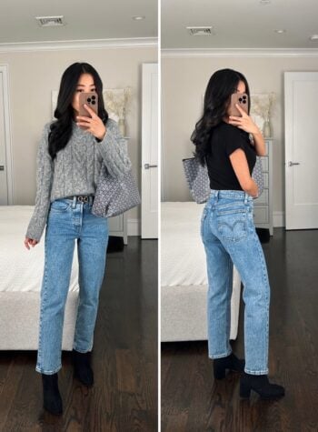 best levi's wedgie straight jeans for petites review