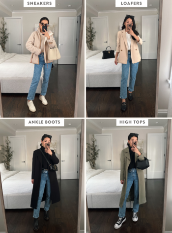 what shoes to wear with straight ankle jeans in the winter