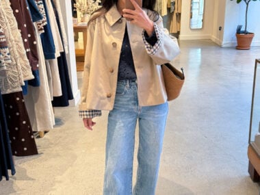 sezane bobby jacket petite review