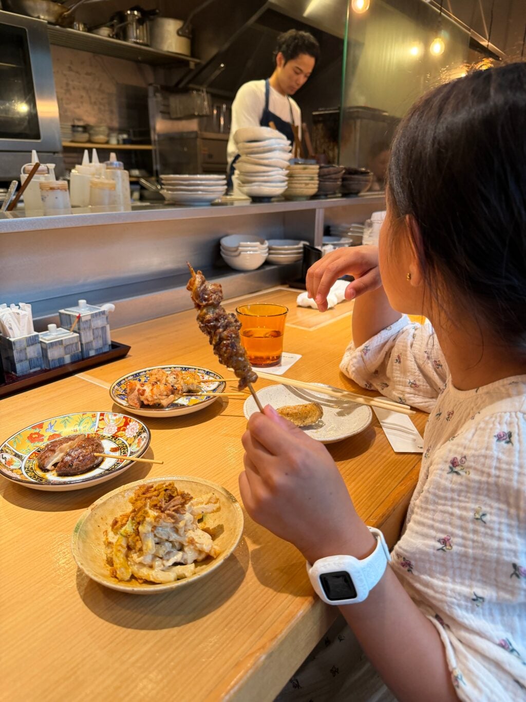 yakitori kid friendly eating in tokyo japan with young children